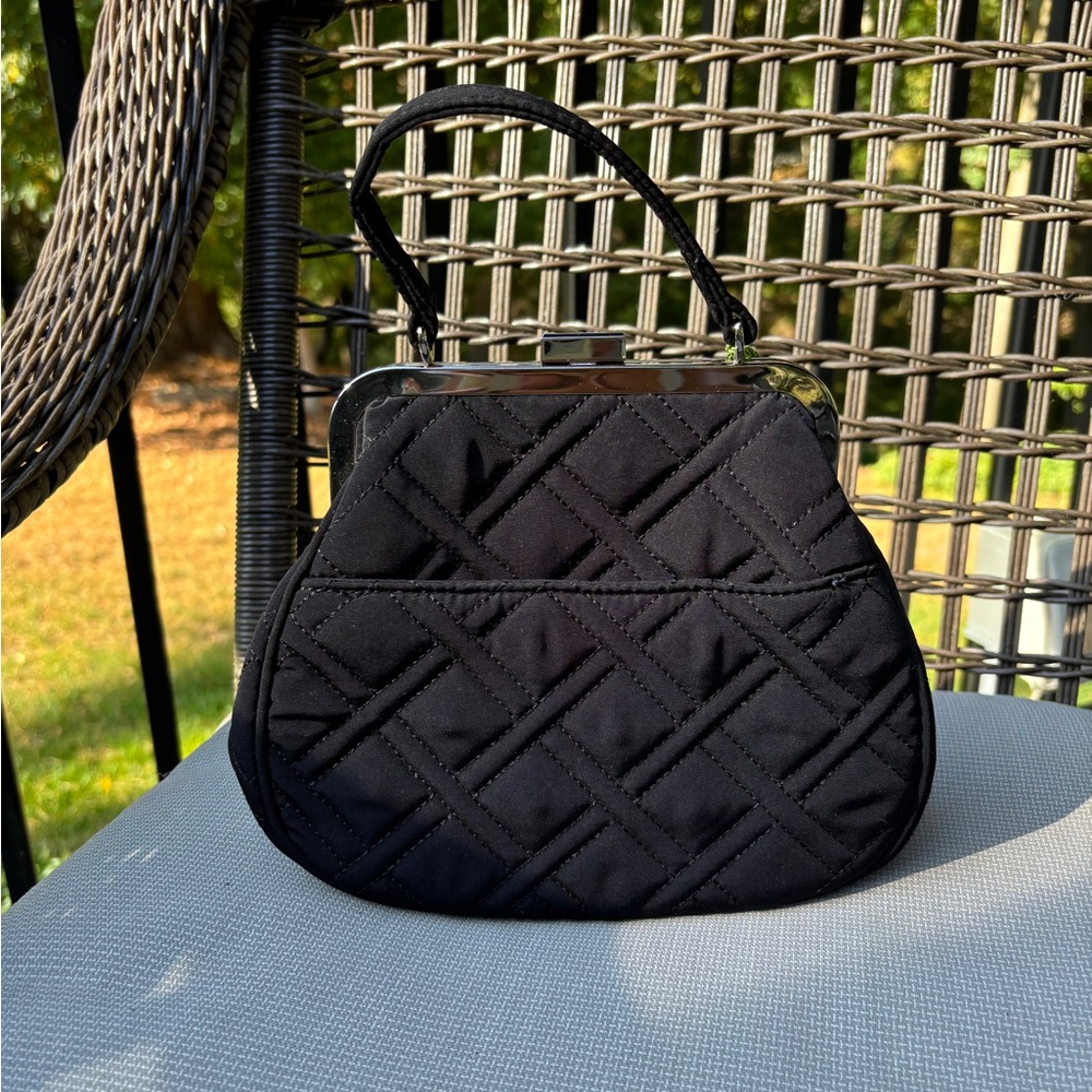 VERA BRADLEY MINI FRAME CROSSBODY CLASSIC BLACK - Picture 2 of 7